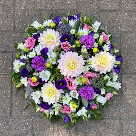 Pink and Purple Posy Pad